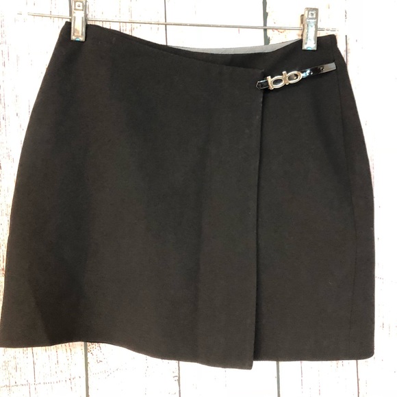 bebe Dresses & Skirts - NWT BEBE BLACK WRAP MINI SKIRT 2